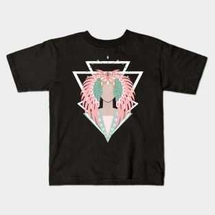 Art Deco rising phoenix Kids T-Shirt